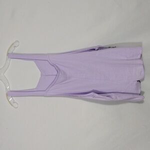 NWT Nicole Miller Pastel Lilac Cotton Gauze Cover Up Romper Women's Size XL